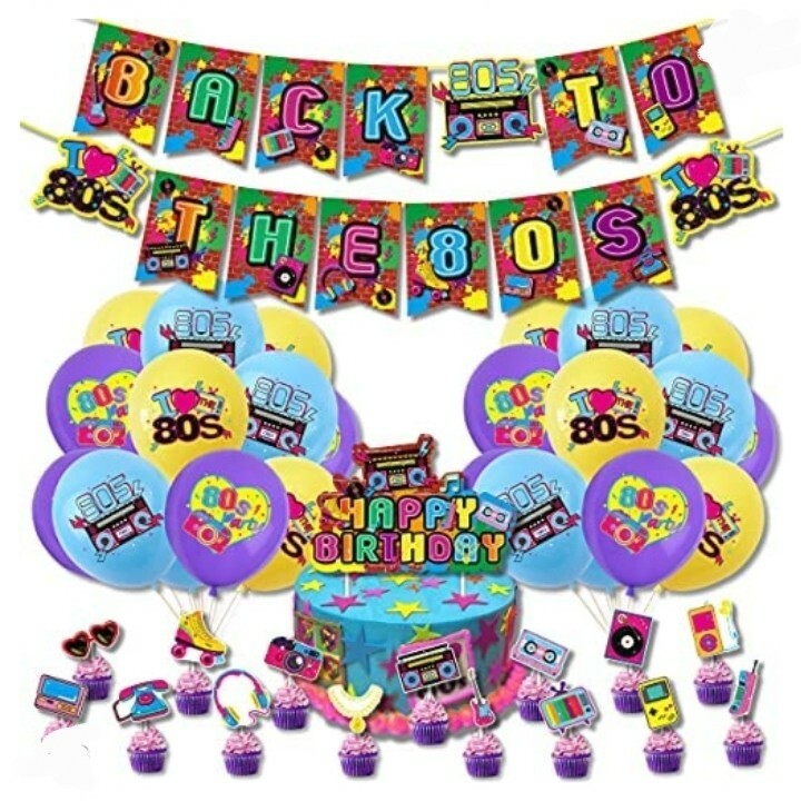 1980s Birthday Theme