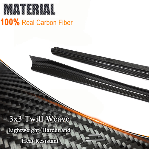 Faldones laterales de carbono real labio alerón para BMW Serie 8 G16 840i M8 F93 19-24 - Imagen 11 de 14