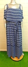 NEW GIBSON LATIMER TRIBAL PRINT COLD SHOULDER TIE BELT MAXI DRESS SIZE 2X