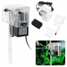 Aquarium Fish Tank Mini Waterfall Hang On External Oxygen Pump Water Filter Pump