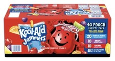 Kool-Aid Jammers Juice Pouches Variety Pack 6 Fl. Oz., 40 Pk.