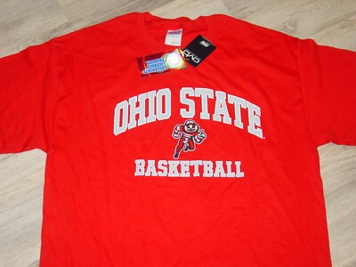 OSU OHIO STATE University BUCKEYES   BASKETBALL  T-Shirt NEW TAGS sz...  LARGE