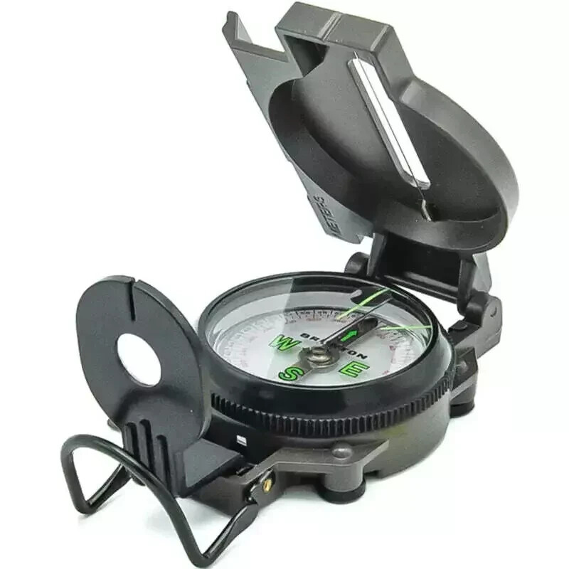 Brunton Military Lensatic Compass for Precise Hiking and Camping Navigation