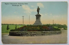 Pittsburgh Schenley Park Bigelow Monument Pennsylvania Postcard DB