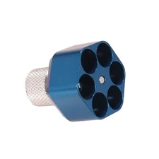 Pachmayr 02654 Revolver Aluminum Speedloader for SW L-Frame 6 Shot Blue Shooting