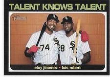 2020 Heritage Baseball HN Combo Cards Talent Knows Talent White Sox