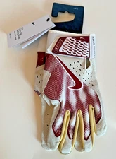 Nike Florida State Seminoles FSU Team Alpha Elite NCAA Batting Gloves Mens Large