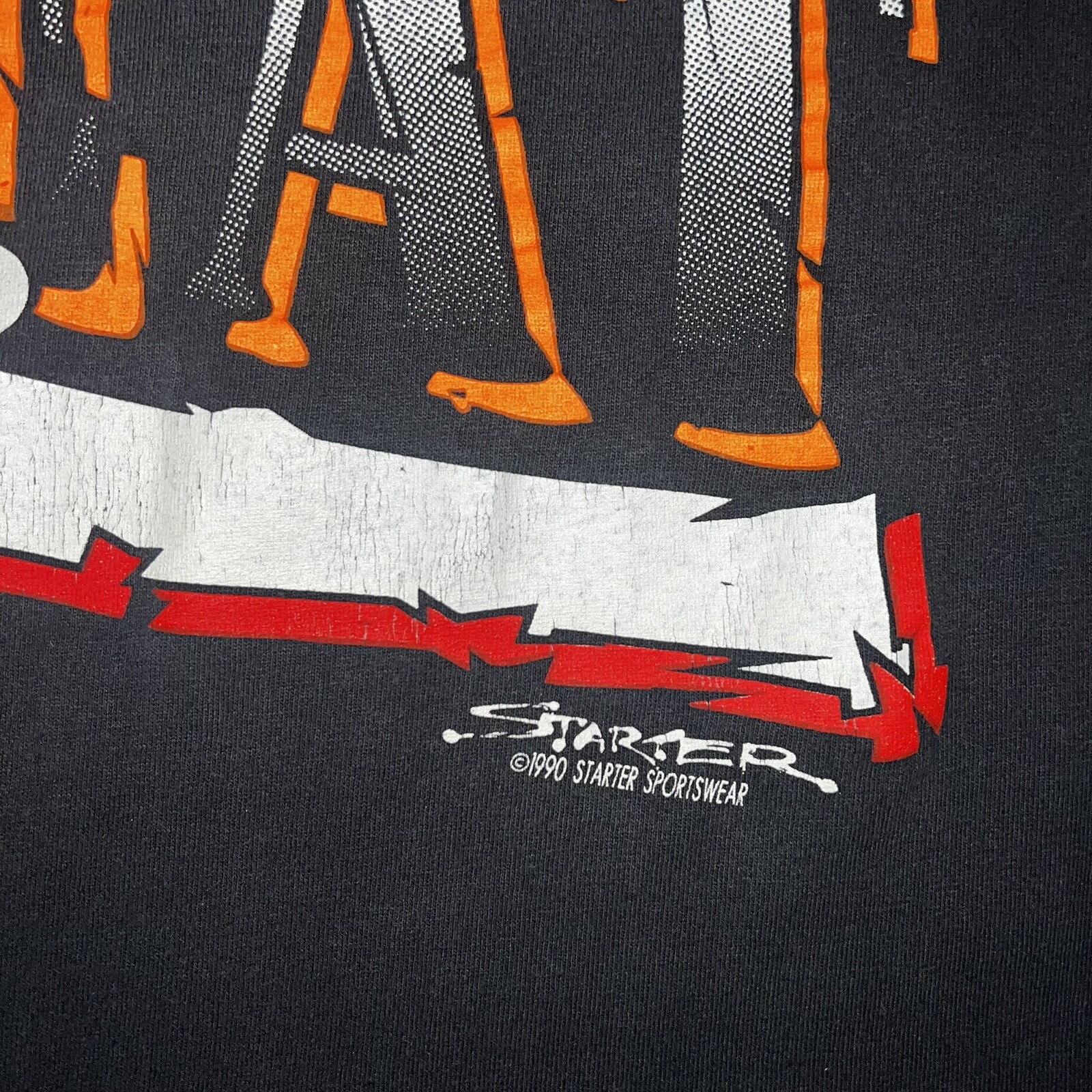 Vtg 90s Starter 1990 Miami Heat NBA Basketball Black T Shirt Large image 4