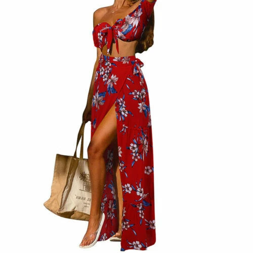 Polyester Floral Shirt Dresses