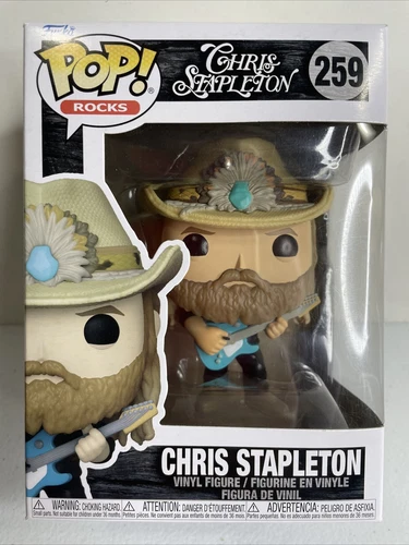FUNKO POP! ROCKS: Chris Stapleton Vinyl Figure #259. New in Box!