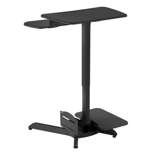 Mesa de Ordenador Escritorio de Computadora Trabajo Pie Sentado Altura Ajustable - Imagen 6 de 12