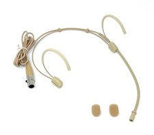 Double Earhook Headset Omnidirectional Microphone for Shure Wireless Transmitter