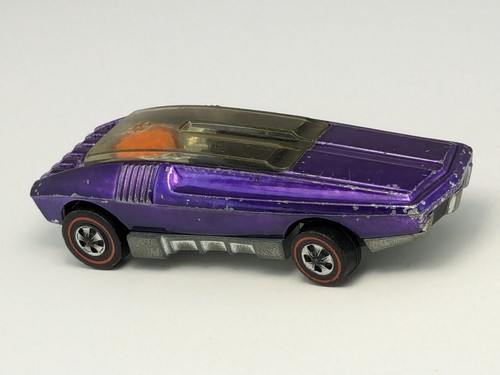 Vintage 1969 Hot Wheels Redline Mattel RL Purple Whip Creamer Tough Rolls Fast - Picture 2 of 11