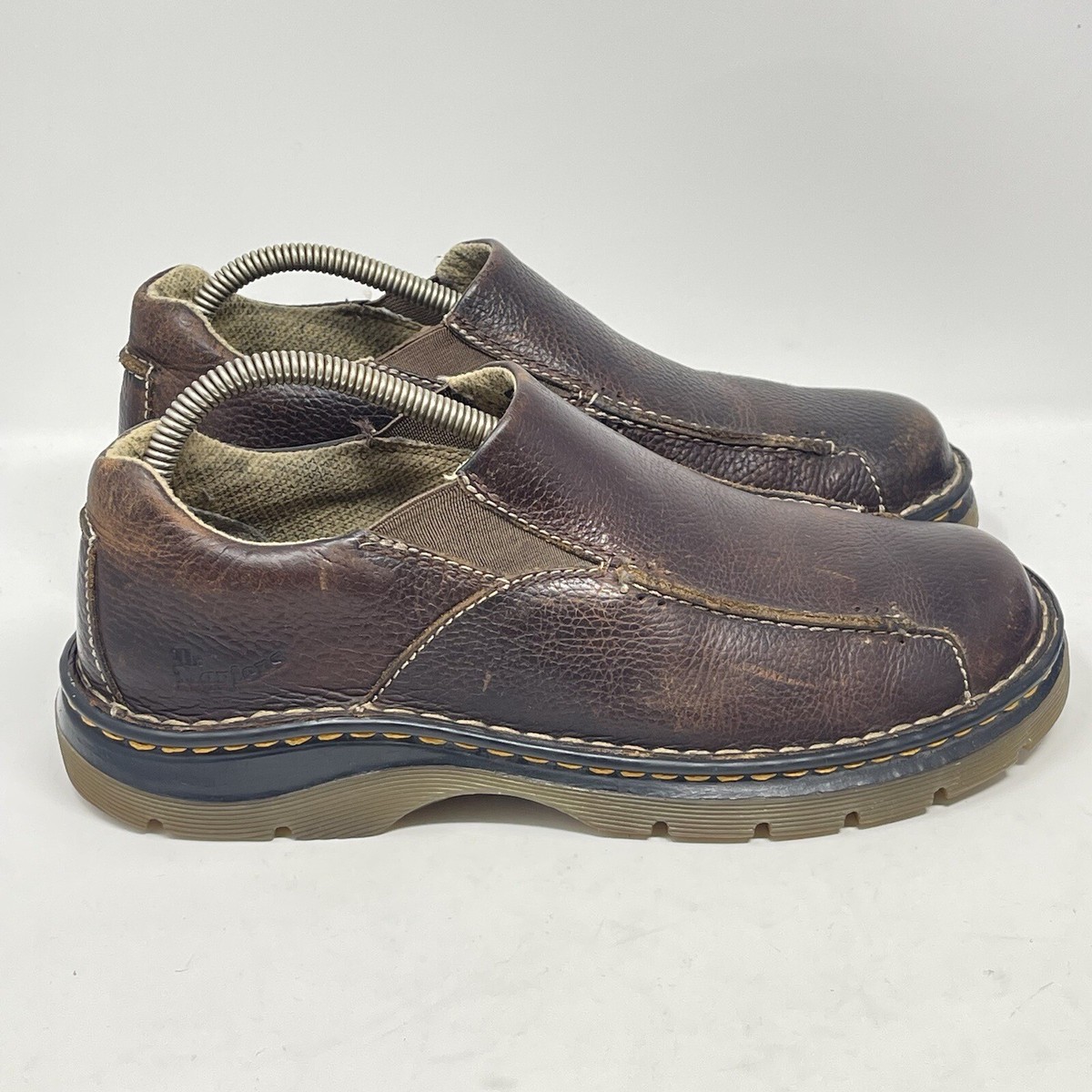 Dr. Martens Doc Shoes Mens US 8 Womens US 9 Brown Leather 