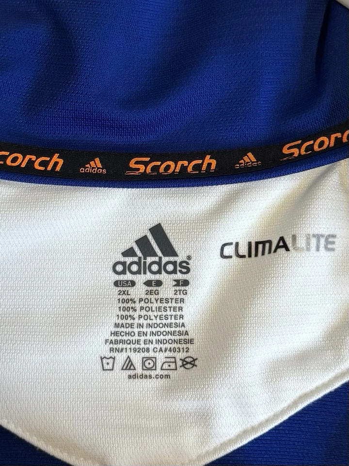 阿迪达斯 Scorch KU 堪萨斯 Jayhawks 男式 XXL 轨道夹克 2XL 篮球 — 第 4/4 张图片