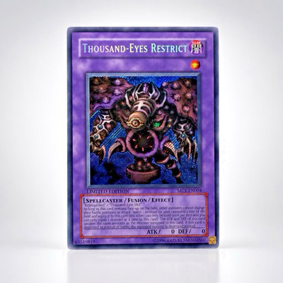 Yu-Gi-Oh! TCG Thousand-Eyes Restrict MC1-EN004 Limited Edition Secret Rare Foil