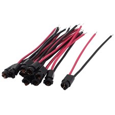 4" Car Dashboard Light Lamp T5 Socket Holder Wiring Wire Harness Connector 10pcs