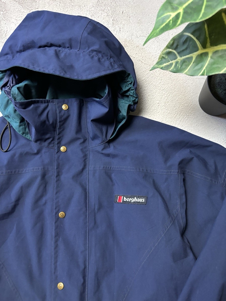 BERGHAUS Gore-Tex Vintage 90s 00s Blue Coat Jacket XL | eBay