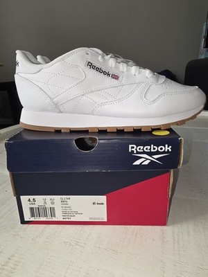 Size 4.5 - Reebok Classic Leather White Gum
