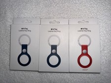 Apple AirTag Leather Key Ring 3-Pack
