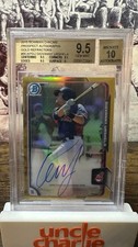 2015 Bowman Chrome Giovanny Urshela Gold Ref Auto RC #BCAP-GU 05/50 BGS 9.5/10