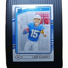 Ladd McConkey Rated Rookie #328 2024 Panini Donruss Los Angeles Chargers
