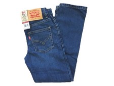 New Levi's Boys 511 Slim 8 Reg Mid-Rise Comfort Flex Stretch Denim Jeans T18-14