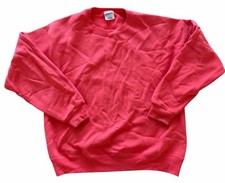 Vintage 90  s Pink Crewneck Sweatshirt Blank Cheetah Large