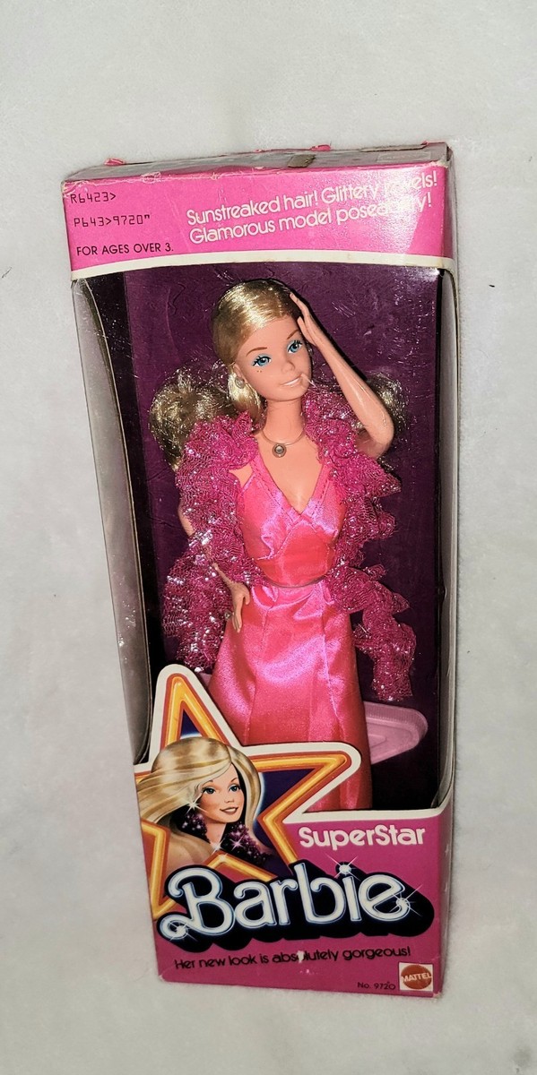 Vintage Mattel 1976 Superstar Barbie 9720 Never Opened for