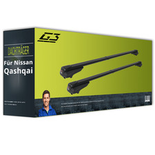 G3 Clop infinity - Dachträger - Alu/KS/Stahl - für Nissan Qashqai II Typ J11 NEU