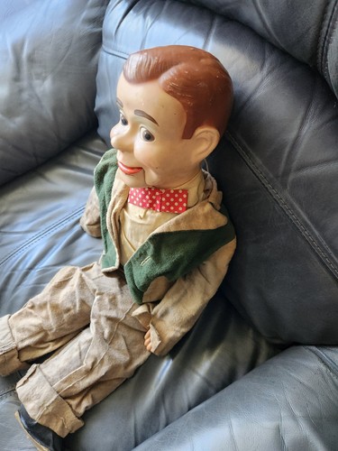 Damaged JERRY MAHONEY 24” Ventriloquist Dummy Puppet Doll Vintage For Parts - Picture 6 of 13
