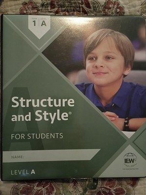 IEW Structure and Style Year 1 Level A Teacher's Manual and Student Binder