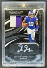 2020 Immaculate Justin Jefferson Rookie Eye Black Patch Jersey Auto RC #/99