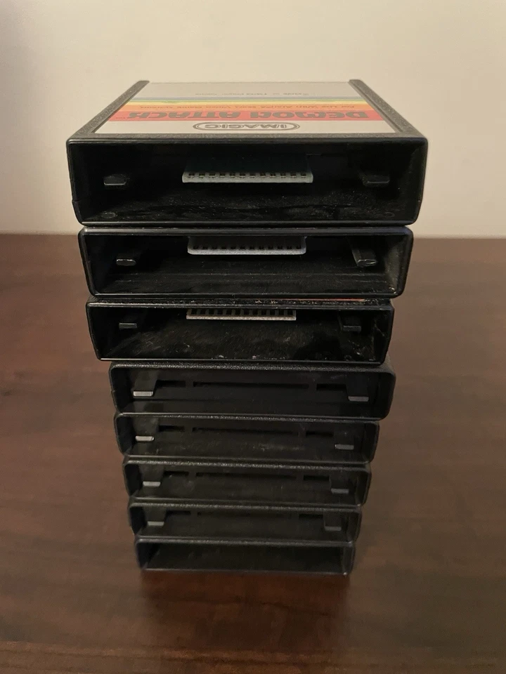 Lot of 8 Atari 2600 Video Games, Kangaroo, Yars' Revenge, Berzerk, Tested, READ! - Image 3 of 4