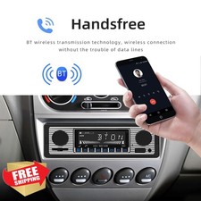Single Din Car Stereo Bluetooth FM MP3 USB AUX Radio