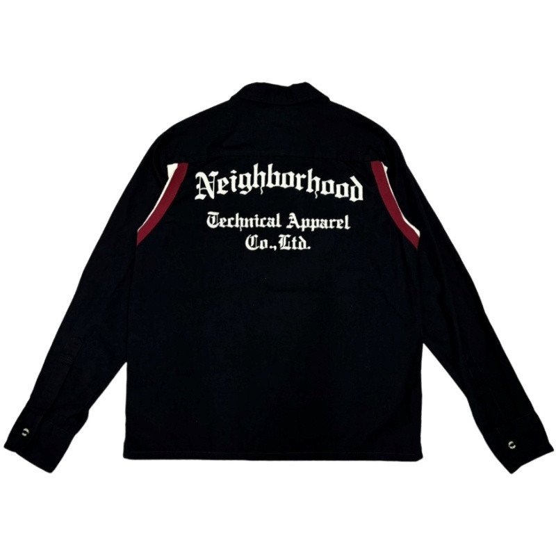 NEIGHBORHOOD Bowling Shirt Men's S Black Long Sleeve | eBay
