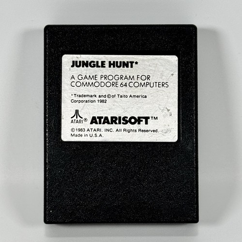 BLISTER OUVERT - Jeu vidéo C64 - JUNGLE HUNT - Atarisoft