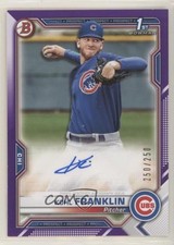 2021 Bowman Paper Prospect Purple Border /250 Kohl Franklin #PAPR-KF Auto 0j81