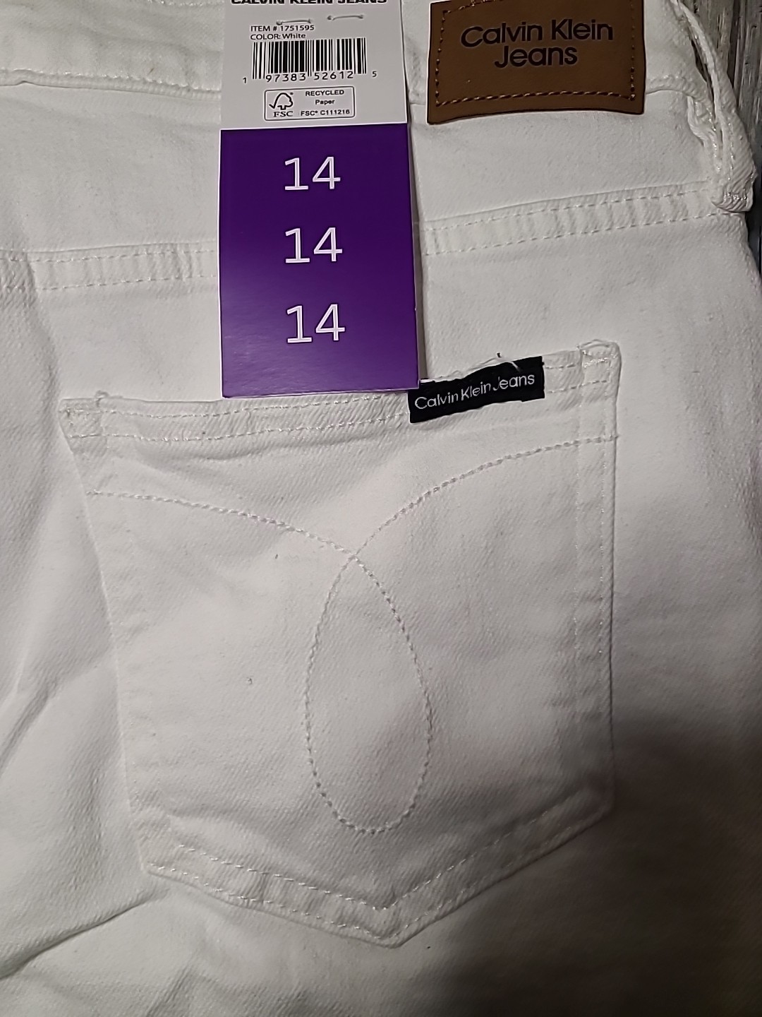 Calvin Klein Jeans Ladies' 5-Pocket Denim Short thumbnail 12