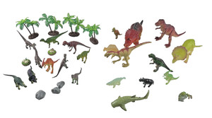 Lot De 21 Figurines Dinosaures – Marques UKRD Et Autres – Collection Enfant Ou Déco