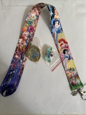 Disney CINDERELLA Pins lot of 2  MULTI-Princess Lanyard