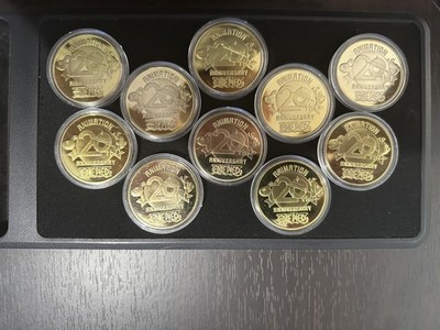 One Piece 20th Anniversary - Gold Plated Beri Coin - Straw Hat