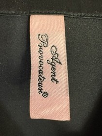 Agent Provocateur 2 pc Silk Pyjama Set Black/Pink Kardashians London Old Money