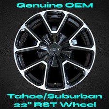 Clean 22 Wheel Cap For Chevy Tahoe Suburban Rst 2021 - 2026 Stock Oem Rim