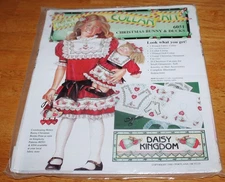Daisy Kingdom ~ HONEY BUNNY Girl & Doll CHRISTMAS BUNNY & DUCK COLLAR KIT #6051