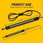 2pcs Motorcycle LED Flexible Strip Light DRL Turn Signal White Amber Switchback