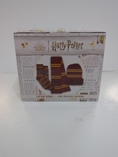Harry Potter Gryffindor 3 Pc Set Red Scarf, Crew Socks  Beanie Wizarding World