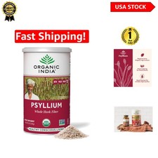 Organic Whole Psyllium Husk Powder - 12 oz Fiber Fit for Digestive Health