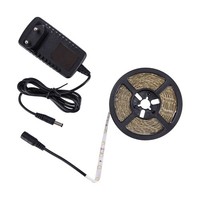 Led Stripe Netzstecker 5M 6500 K Kaltweiß Selbstklebend Streifen Licht Band