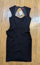 NWT Anthropologie Maple By Some Odd Rubies Dress Black Cut Out Womens Size 4 B57